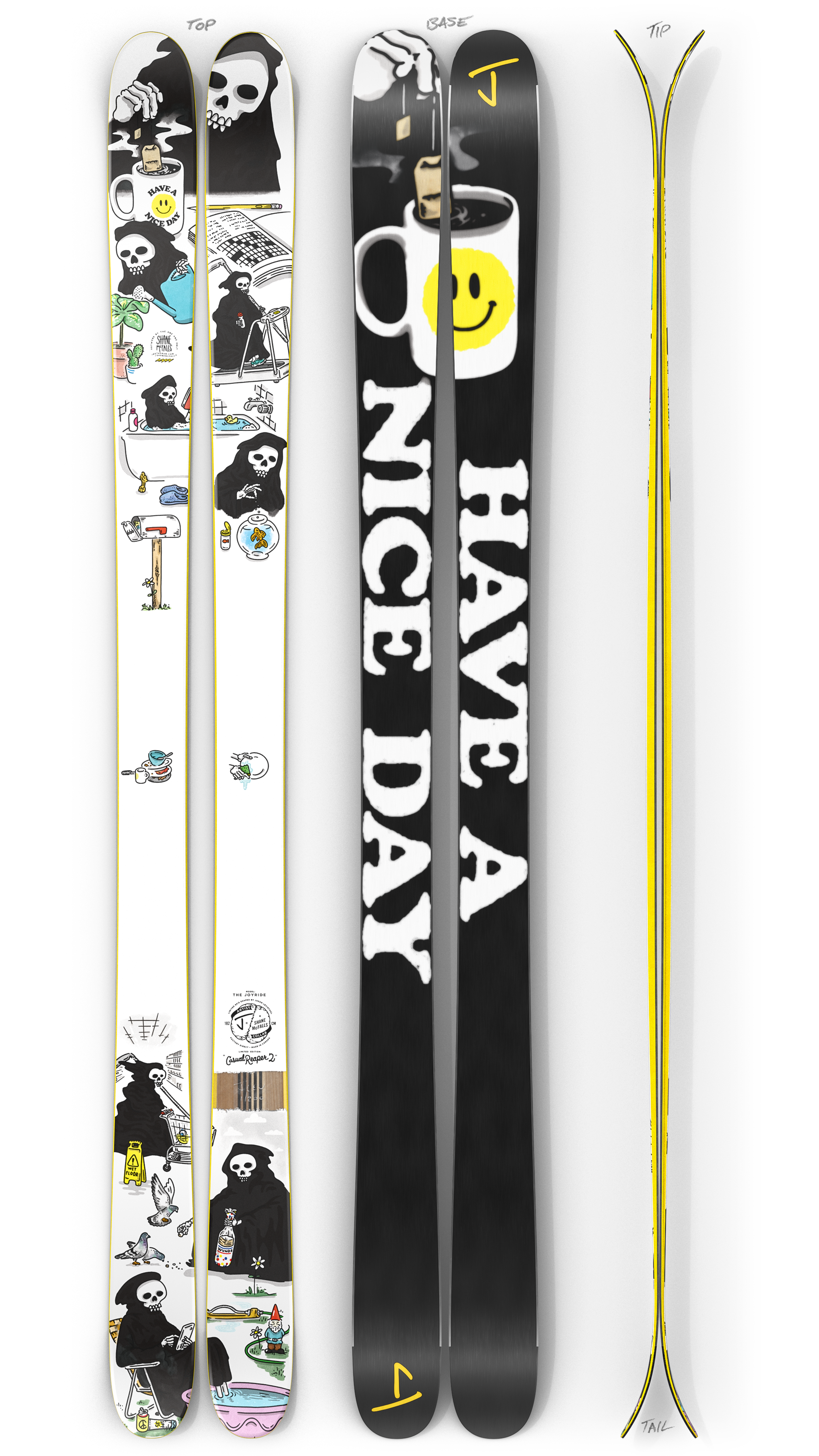 JOYRIDE ショートスキー Joyride Casual Reaper 2 Park Ski | J Skis 90mm Twin Tip – J skis