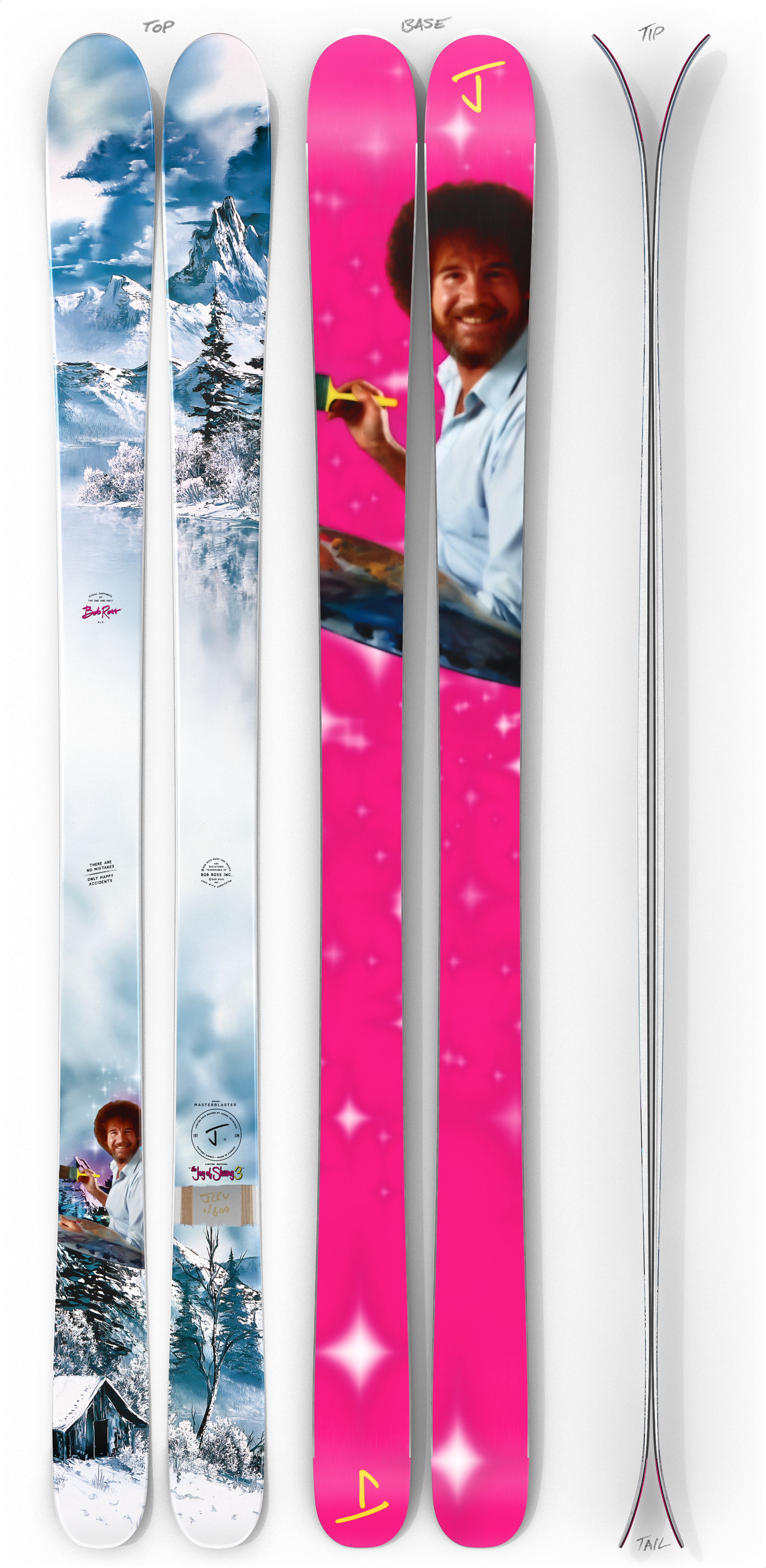 bob stroller skis The Masterblaster "The Joy of Skiing III" Limited Edition Freeride All-mtn ski by J
