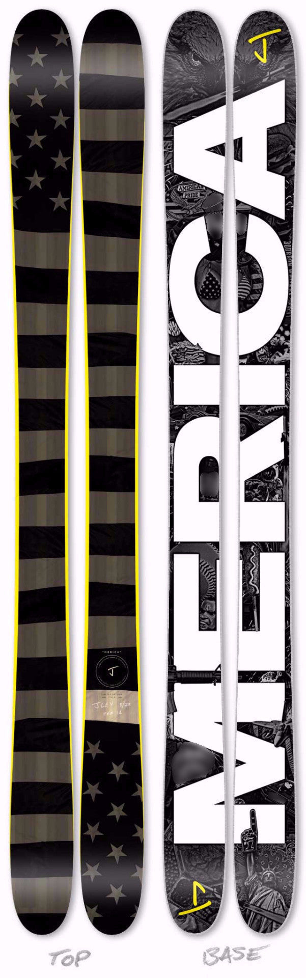 The Merica! ski by J – J skis
