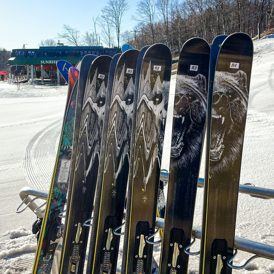Testing new J skis