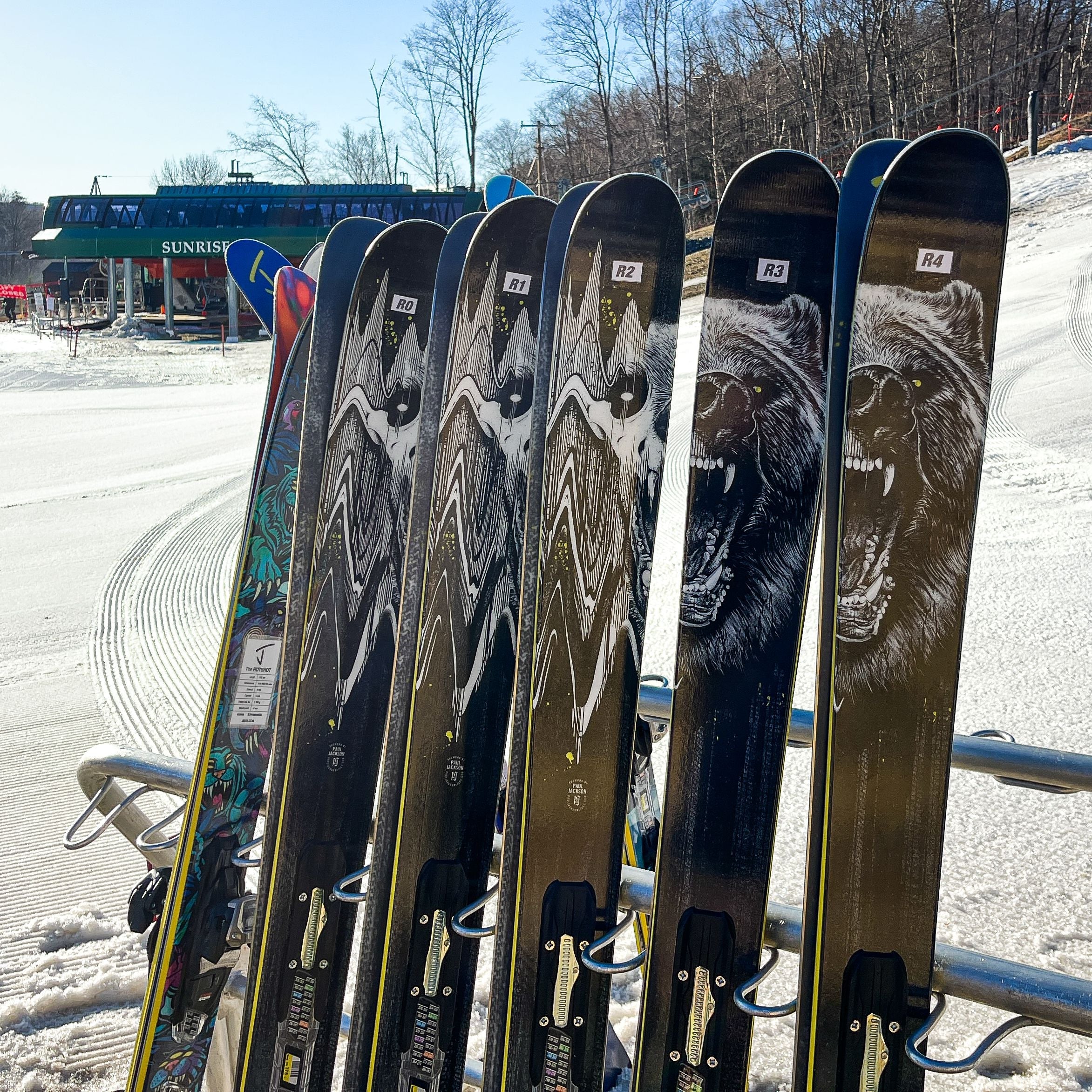 Testing new J skis