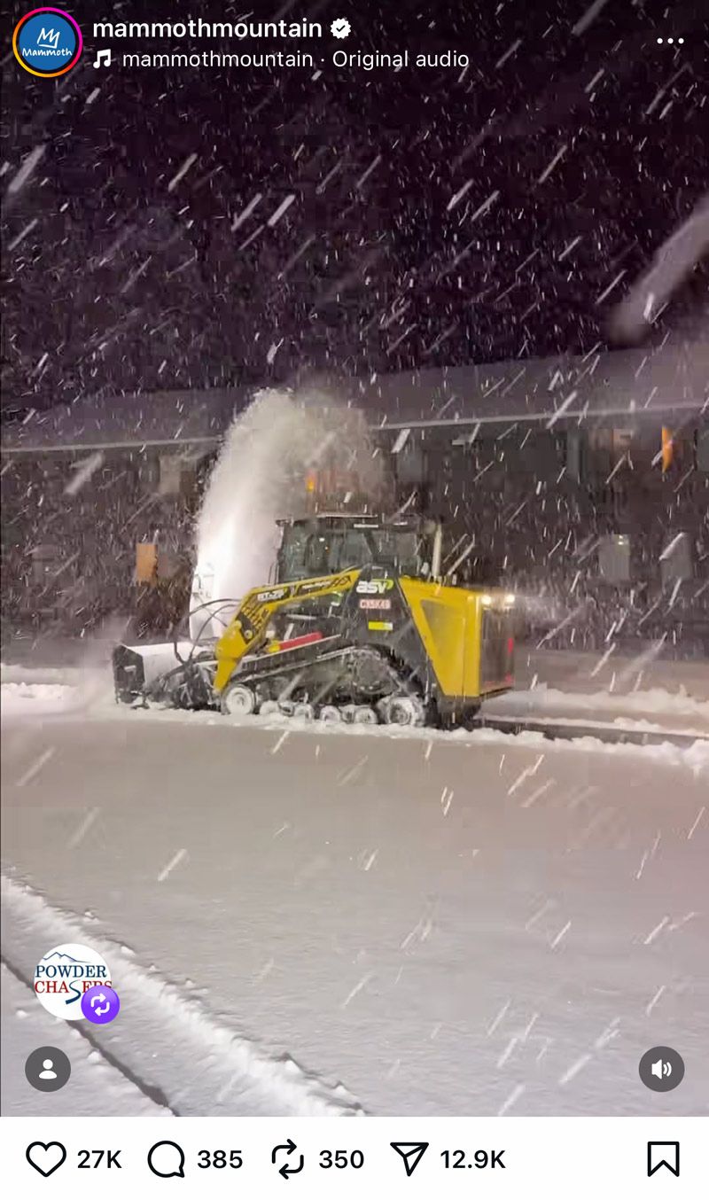 It's Snowing!!!