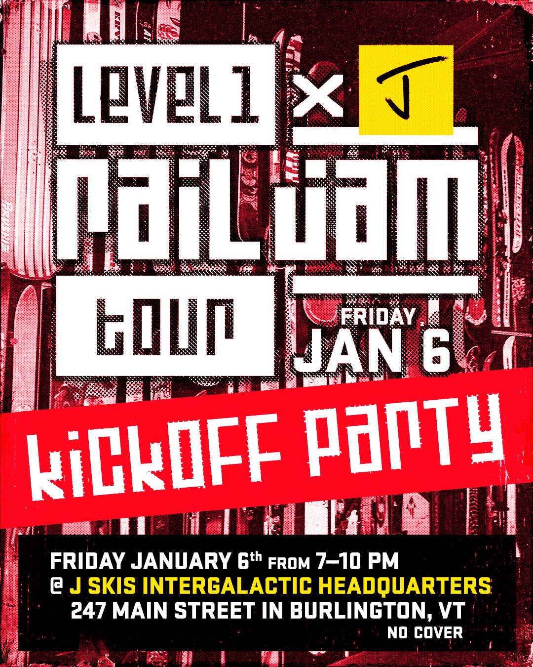 Level 1 Rail Jam Tour Kickoff Party