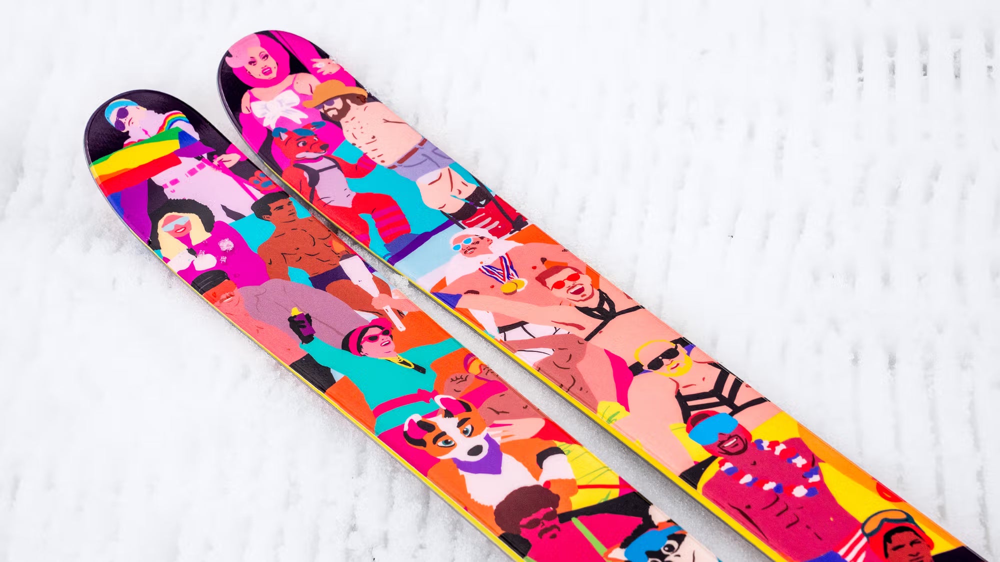 The Allplay "FRIENDS OF DOROTHY" Matty B x J Collab Limited Edition Ski