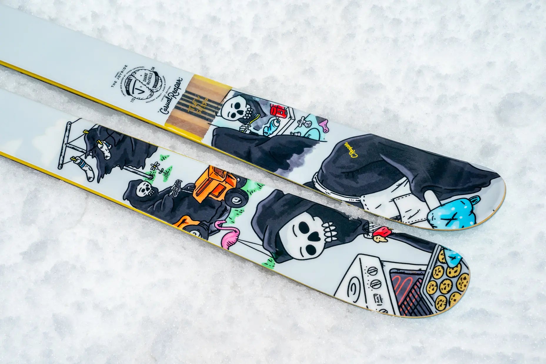 The Joyride "CASUAL REAPER" Shane McFalls x J Collab Limited Edition Ski