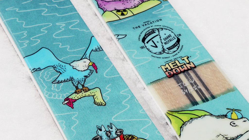The Vacation "MELTDOWN" Shane McFalls x J Collab Limited Edition Ski