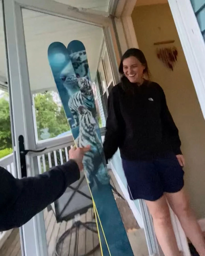WINNER OF THE ALLPLAY "SNOWCAT"... KYLIE HARDER!!! On Friday, June 7th, 2025 I randomly selected Kylie Harder, a lucky skier from Vermont to win skis!