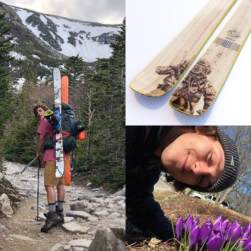 WINNER OF THE VACATION"DIVER"  GIVEAWAY... MAX ALTZNAUER!!! On March 27th, 2020 I randomly selected Max Altznauer, a lucky skier from Maine to win J skis!!