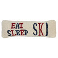 Eat Sleep Ski Pillow