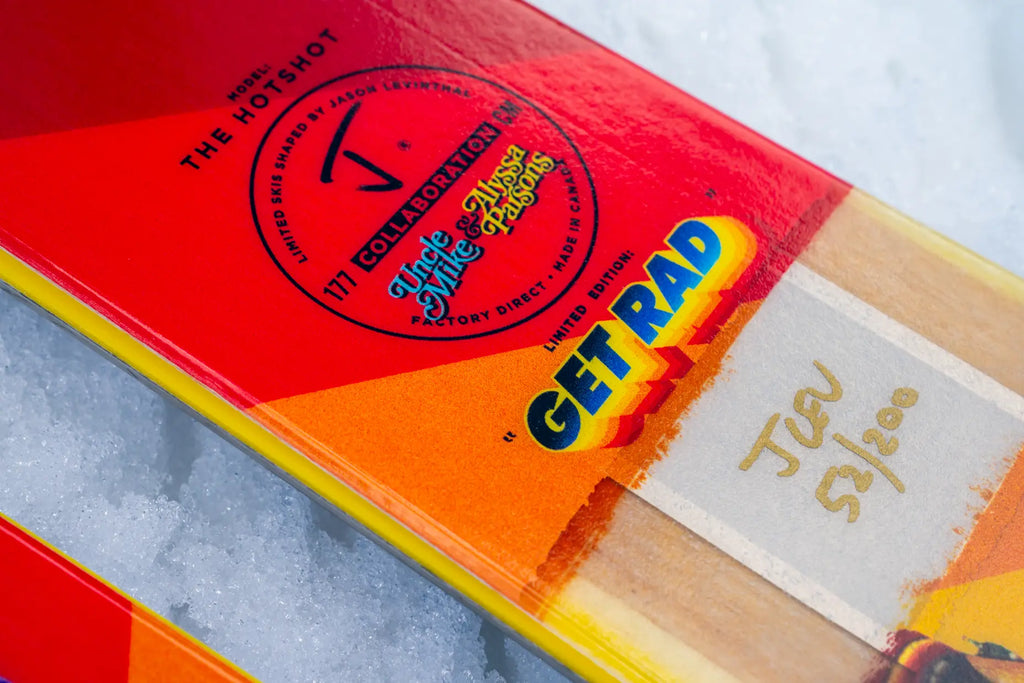 The Hotshot "GET RAD" Alyssa Parsons & Uncle Mike x J Collab Limited Edition Ski