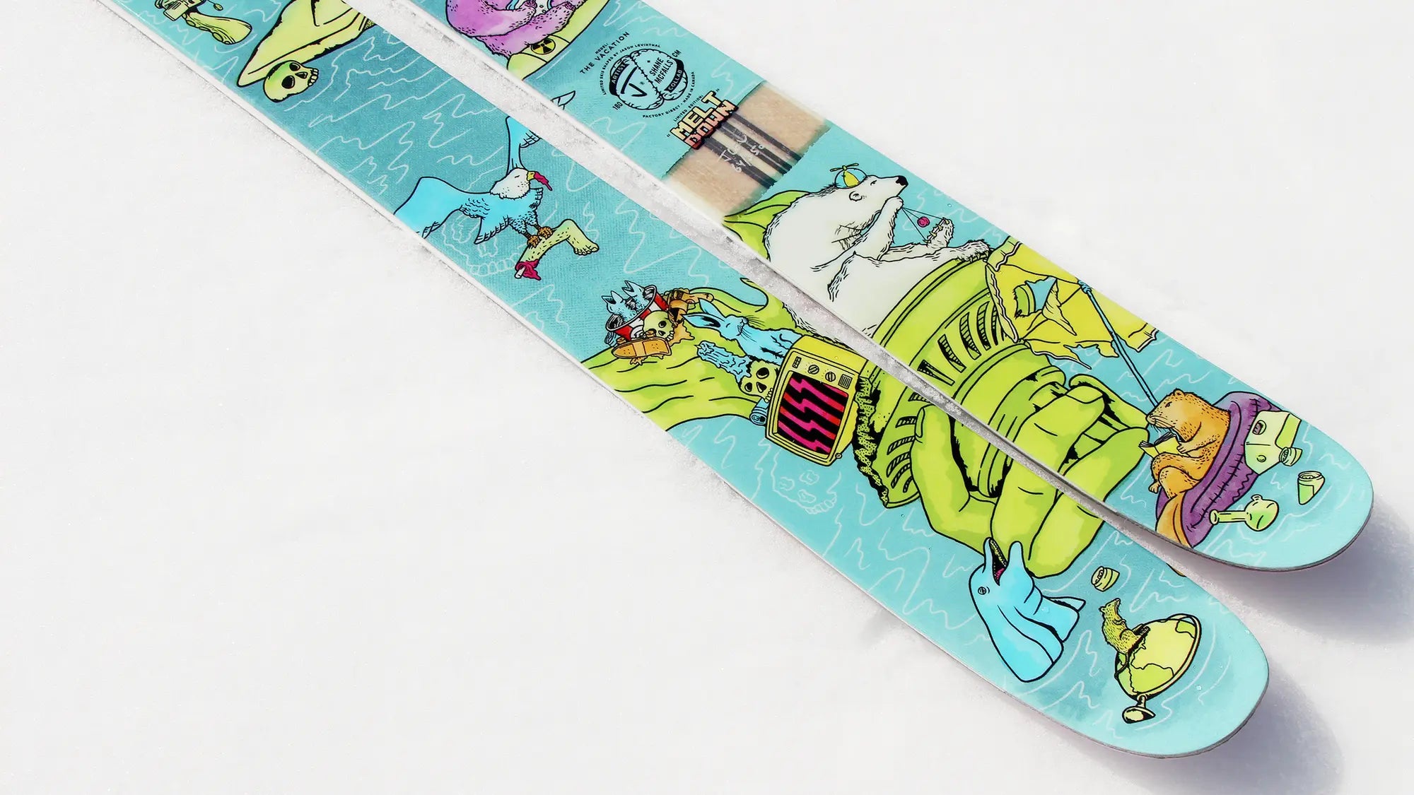 The Vacation "MELTDOWN" Shane McFalls x J Collab Limited Edition Ski