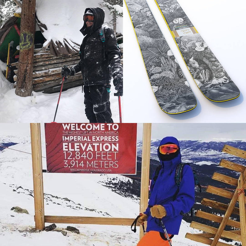 WINNER OF THE MASTERBLASTER "SANTA CRUZ"  GIVEAWAY... JACK CLIFTON!!! On December 6th, 2019, I randomly selected Jack Clifton, a lucky skier from Breckenridge, CO to win J skis!!