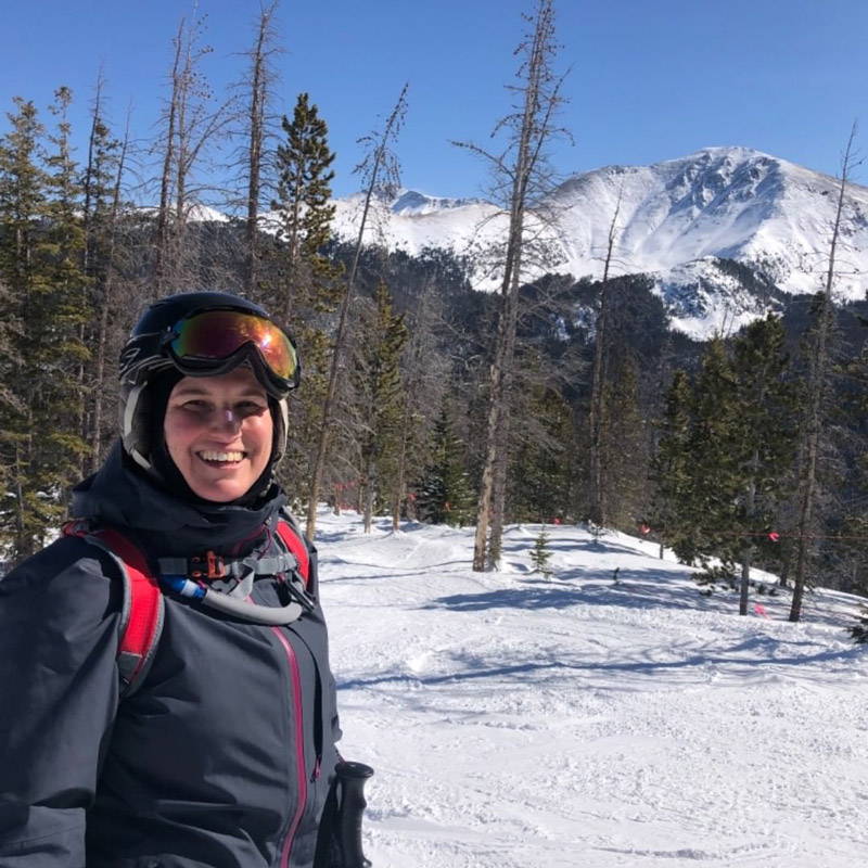 WINNER OF THE  "FUTURE SKIS"  GIVEAWAY... APRIL NAVARRA!!! On August 11th, 2020 (sorry a few days late) I randomly selected April Navarra, a lucky skier on the National Ski Patrol to win J skis!!