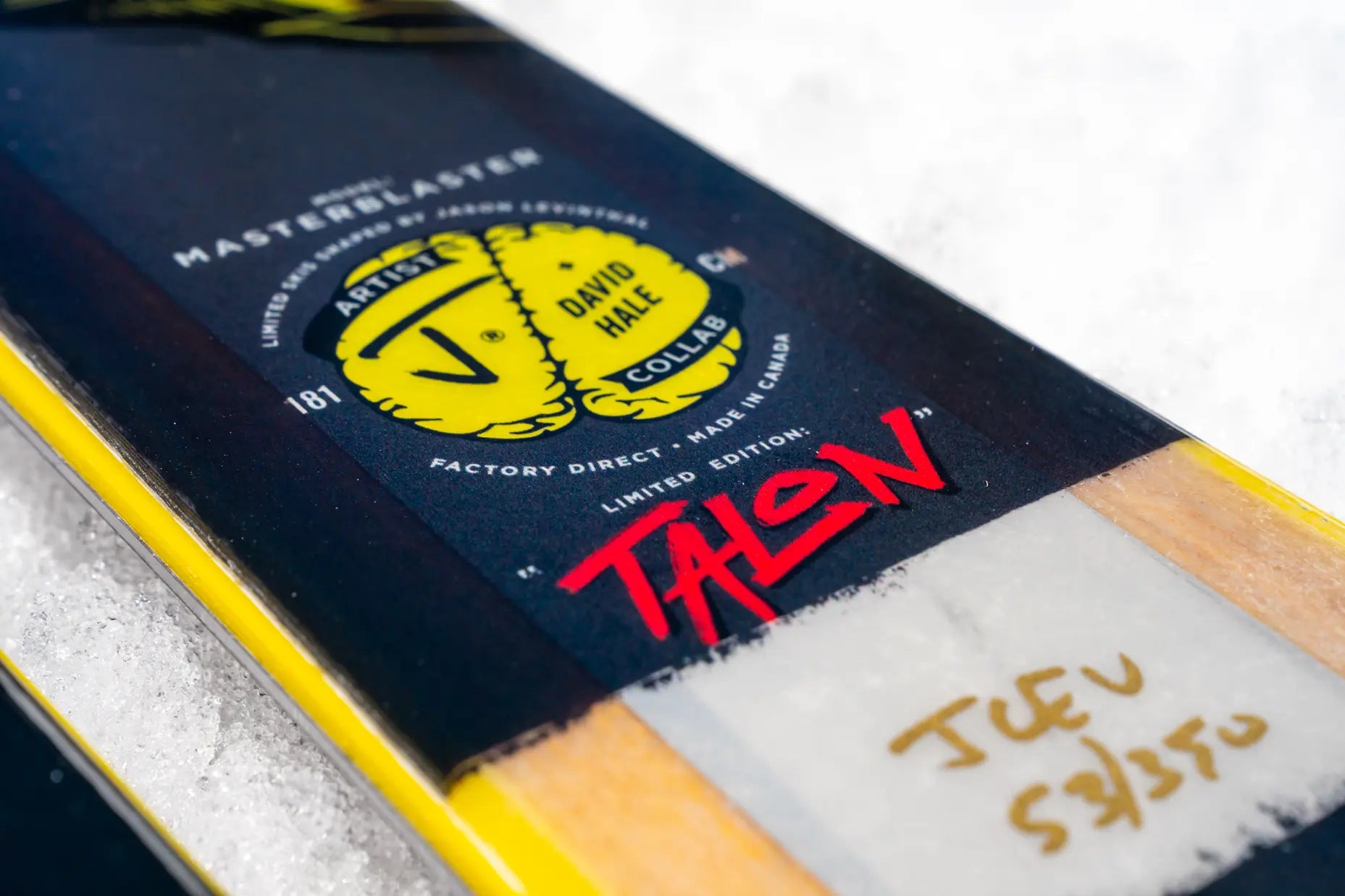 The Masterblaster "TALON" David Hale x J Collab Limited Edition Ski