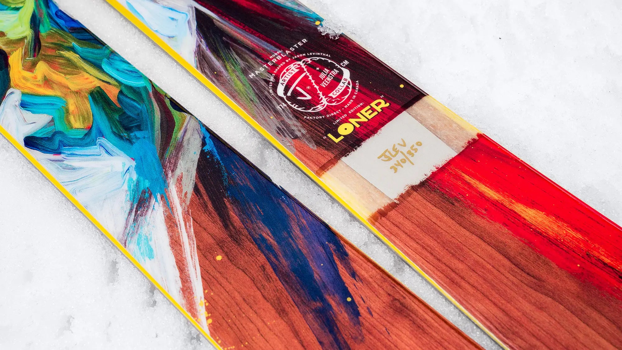 The Masterblaster "LONER" Julia Veenstra x J Collab Limited Edition Ski
