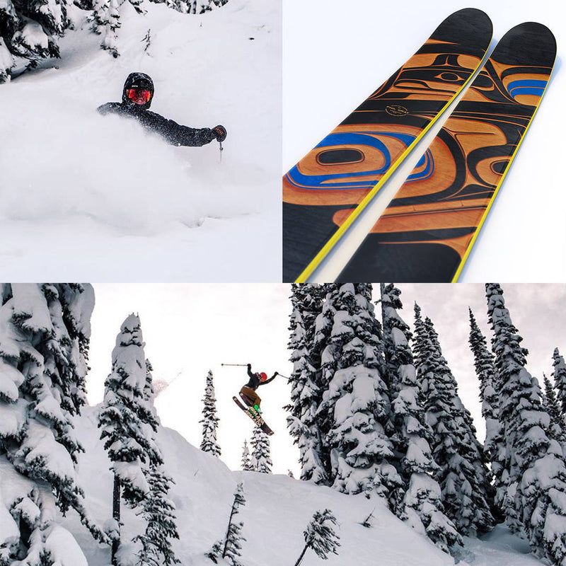 WINNER OF THE ALLPLAY "CEDAR"  GIVEAWAY... NOLAN GALE!!! On January 3rd, 2020, I randomly selected Nolan Gale, a lucky skier living in Revelstoke, BC to win J skis!!