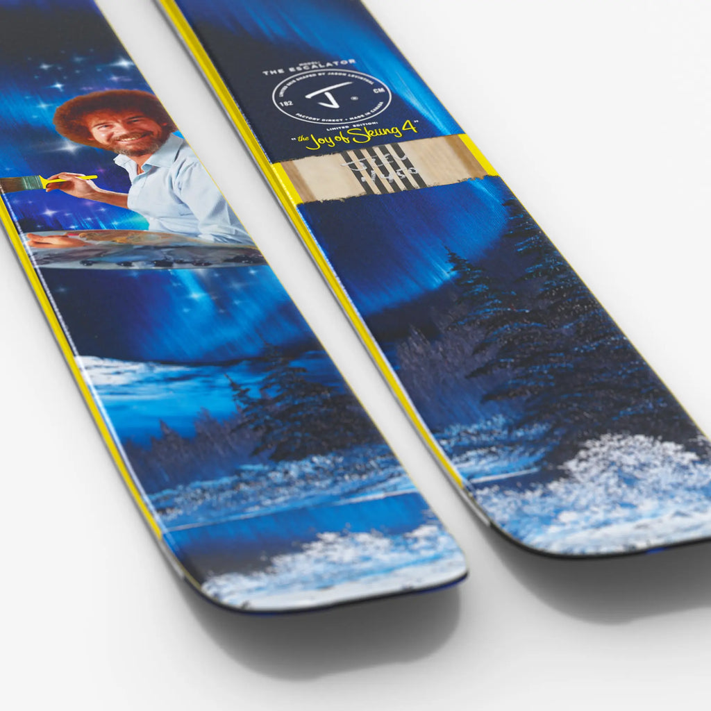 The Escalator "THE JOY OF SKIING 4" Bob Ross x J Collab