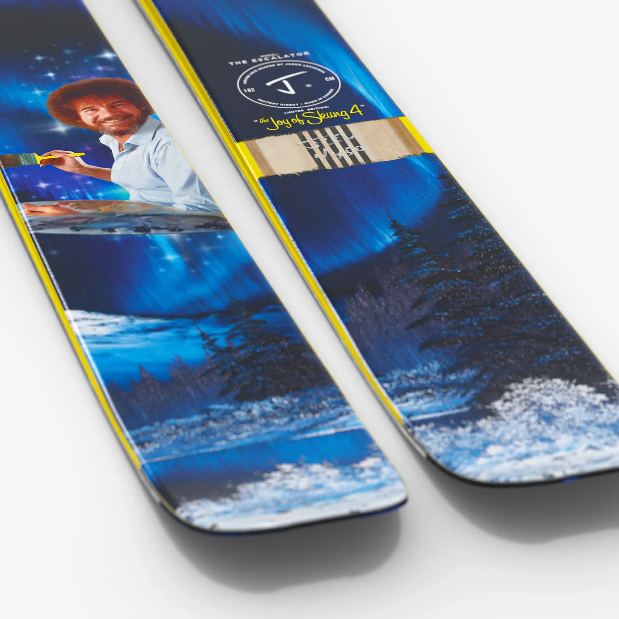 The Escalator "THE JOY OF SKIING 4" Bob Ross x J Collab