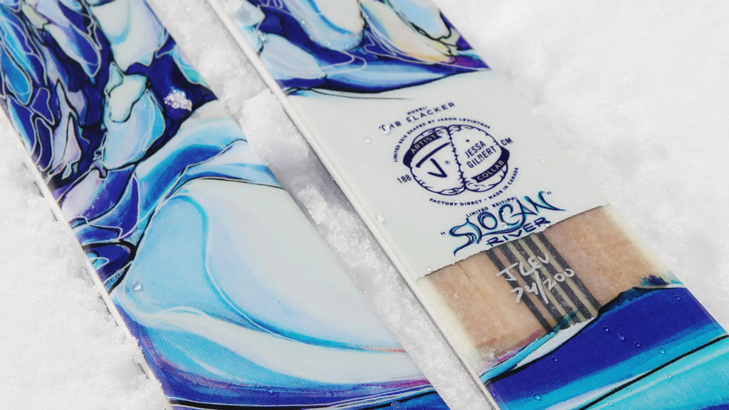 The Slacker "SLOCAN RIVER" Jessa Gilbert x J Collab Limited Edition Ski