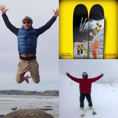 WINNER OF THE VACATION "BROTHERHOOD" GIVEAWAY... SAM JARVIS!!! On February 2nd, 2018, I randomly selected Sam Jarvis, a lucky skier from Spokane, WA to win J skis!!