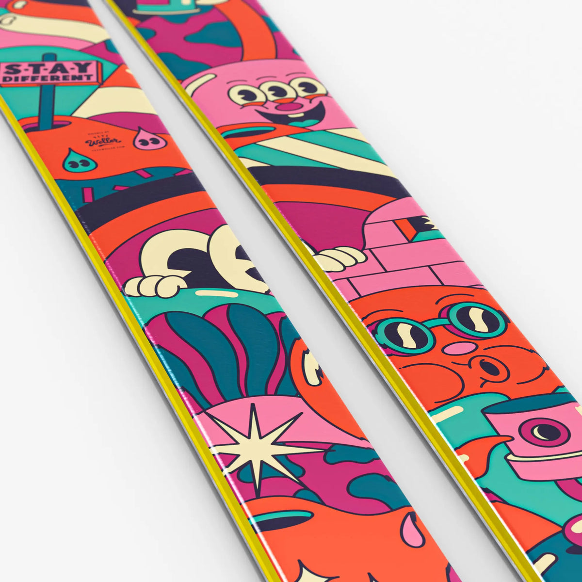 Joyride Daytripper Park Ski | J Skis x Yeye Weller 90mm Twin Tip Joyride Daytripper Park Ski | J Skis x Yeye Weller 90mm Twin Tip