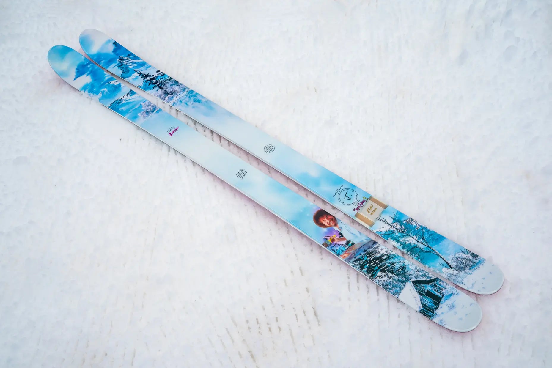 The Masterblaster "THE JOY OF SKIING III" Bob Ross x J Collab Limited Edition Ski
