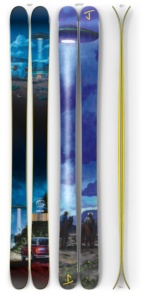 Allplay Believer Twin Tip Ski | J Skis x Pete Kornowski 97mm – J skis