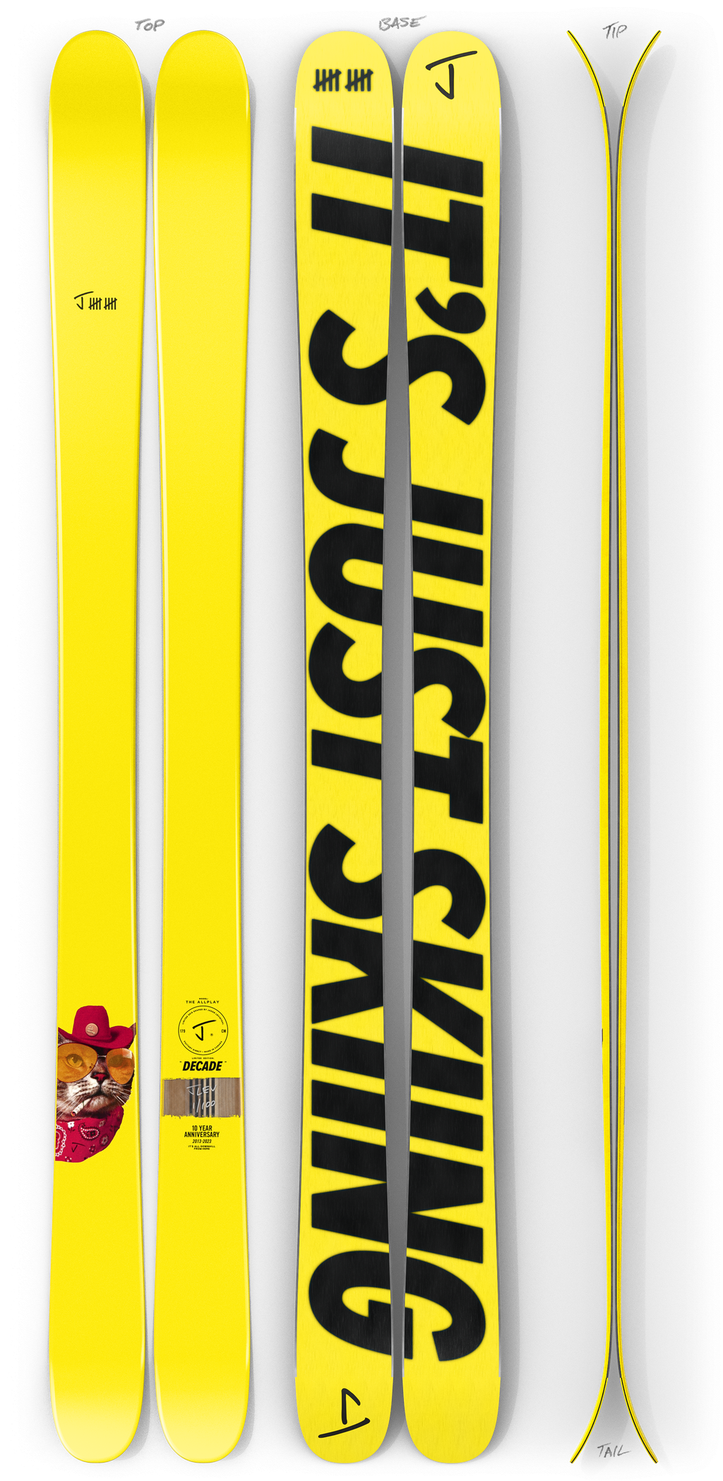 The Allplay "DECADE" 10 Year Anniversary Limited Edition Ski