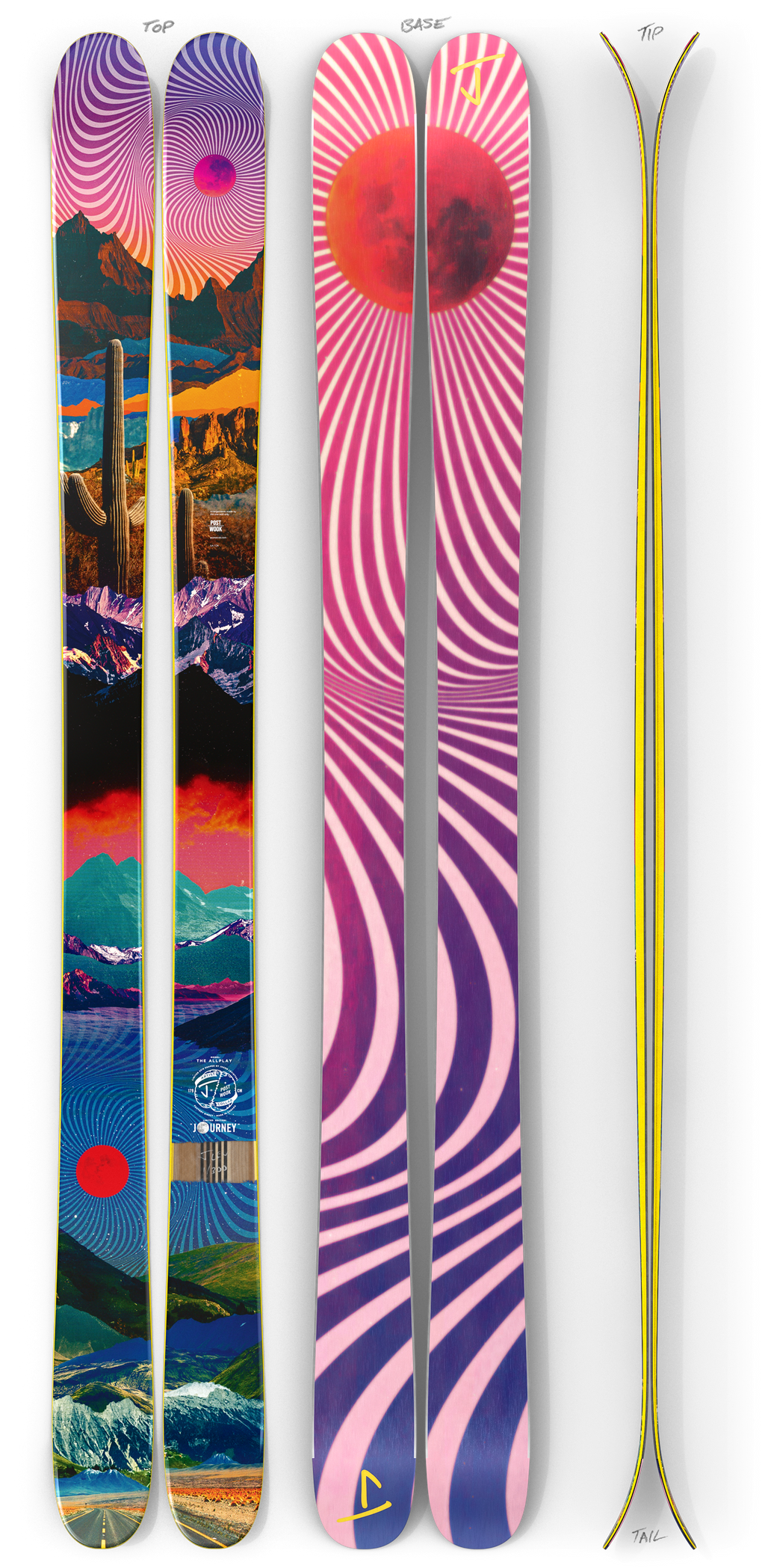 The Allplay "JOURNEY" Post Wook x J Collab Limited Edition Ski