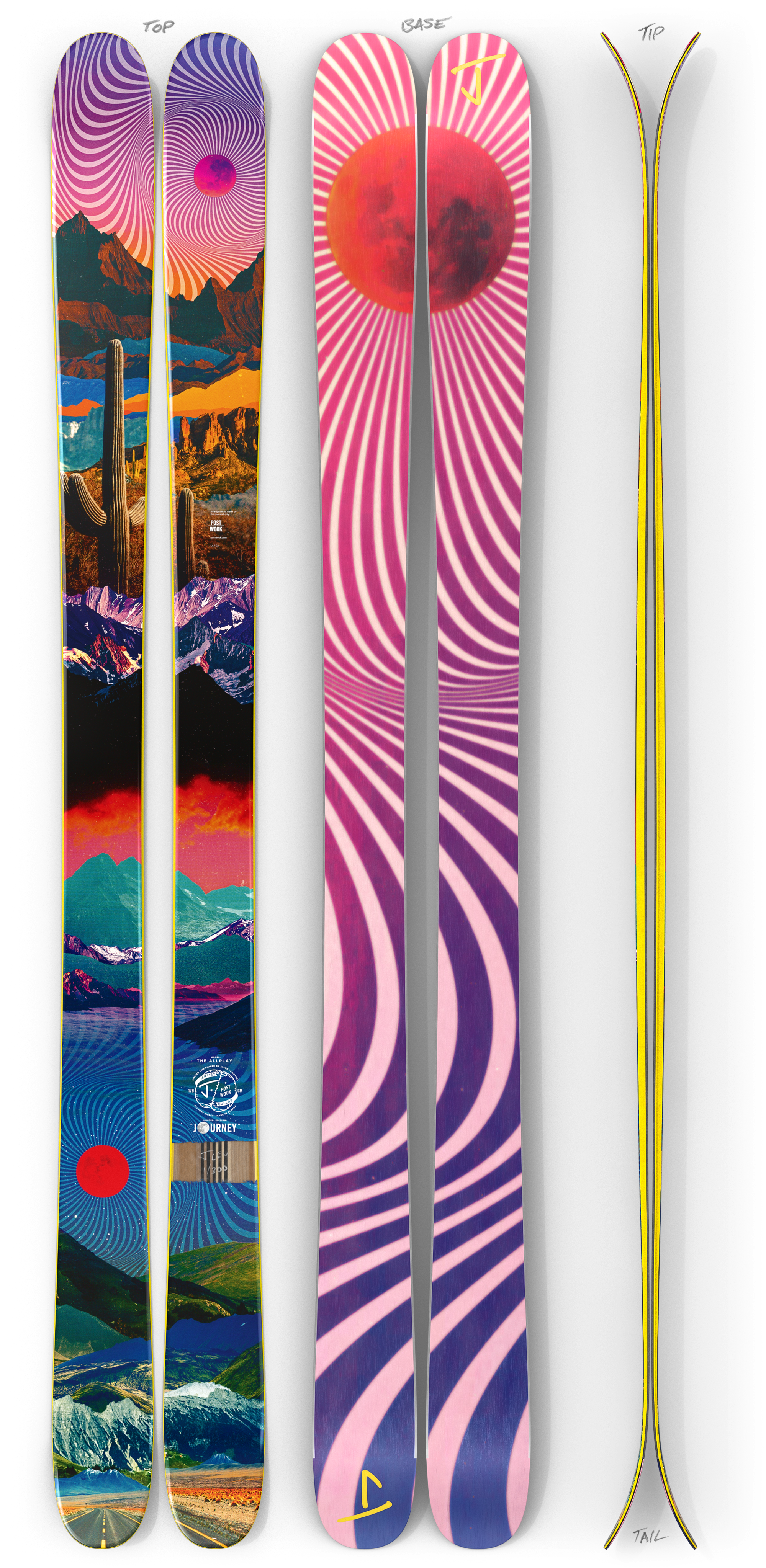 The Allplay "JOURNEY" Post Wook x J Collab Limited Edition Ski