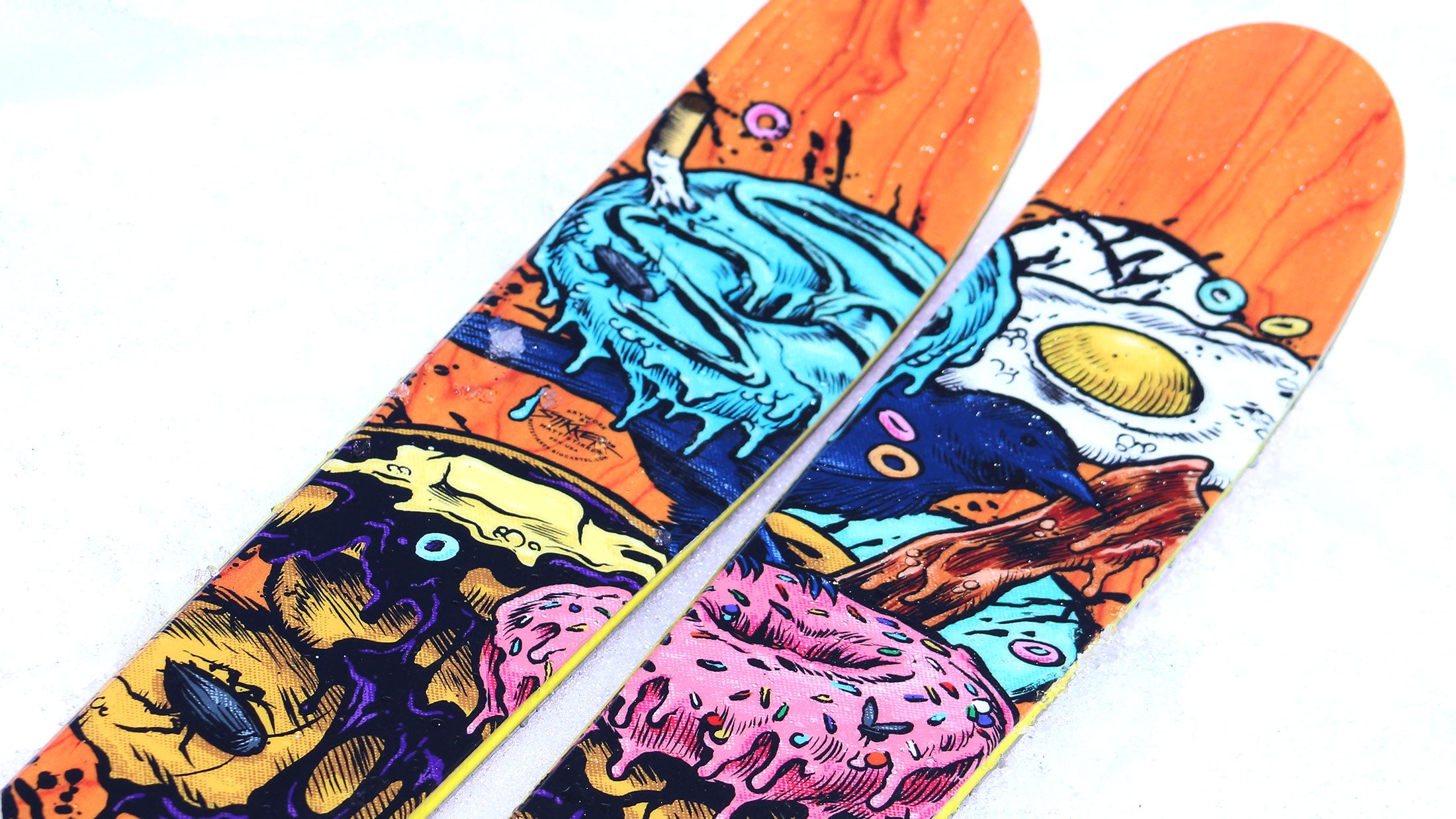 The Allplay "MORNING SICKNESS" Matt Stikker x J Collab Limited Edition Ski