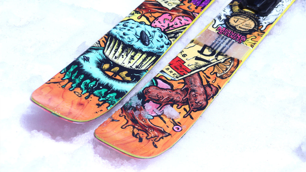 The Allplay "MORNING SICKNESS" Matt Stikker x J Collab Limited Edition Ski