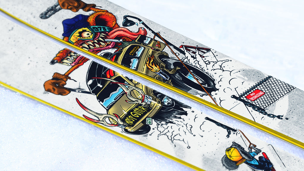 The Allplay "RAT ROD" Sam Zahner x J Collab Limited Edition Ski
