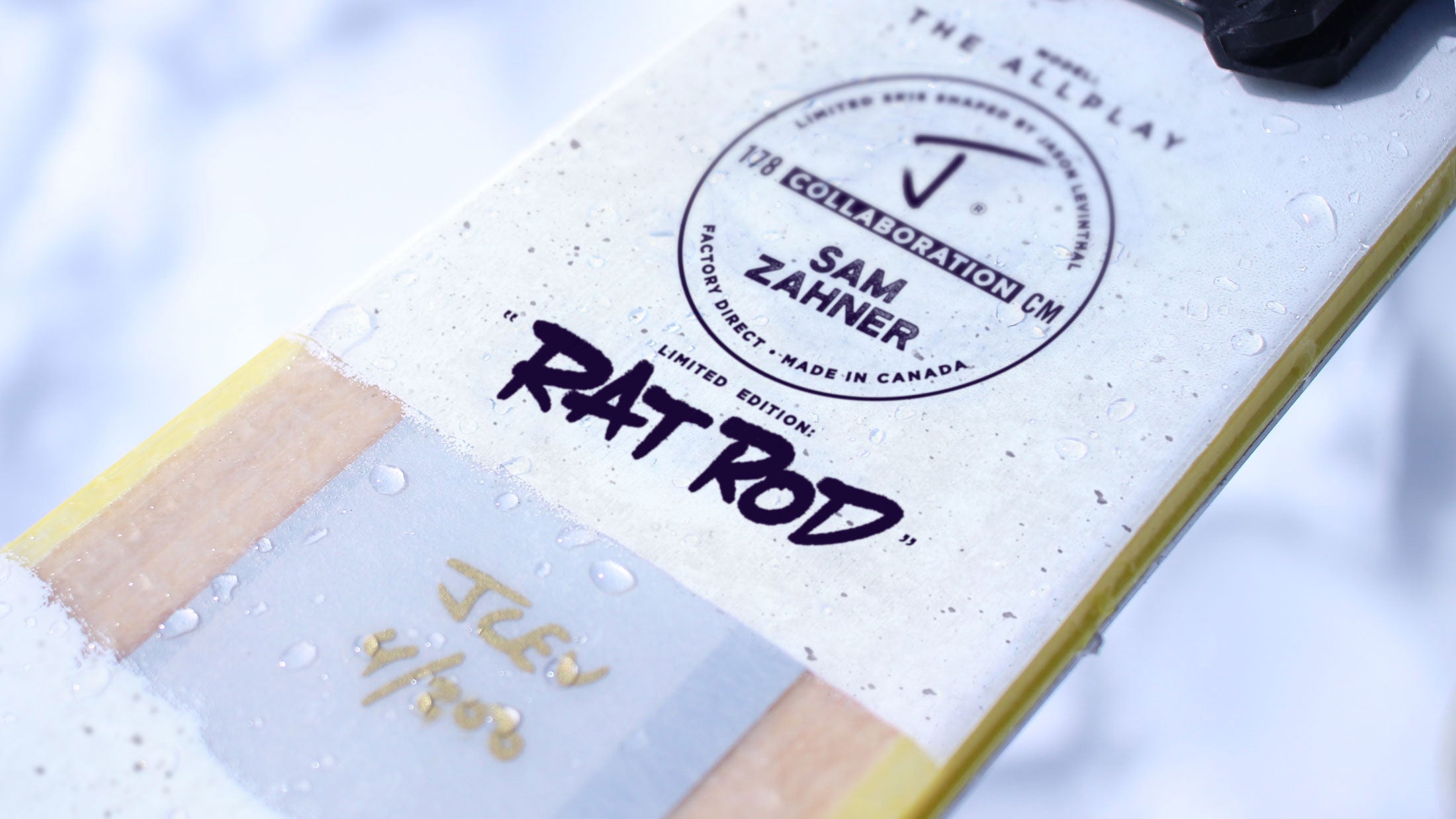 The Allplay "RAT ROD" Sam Zahner x J Collab Limited Edition Ski