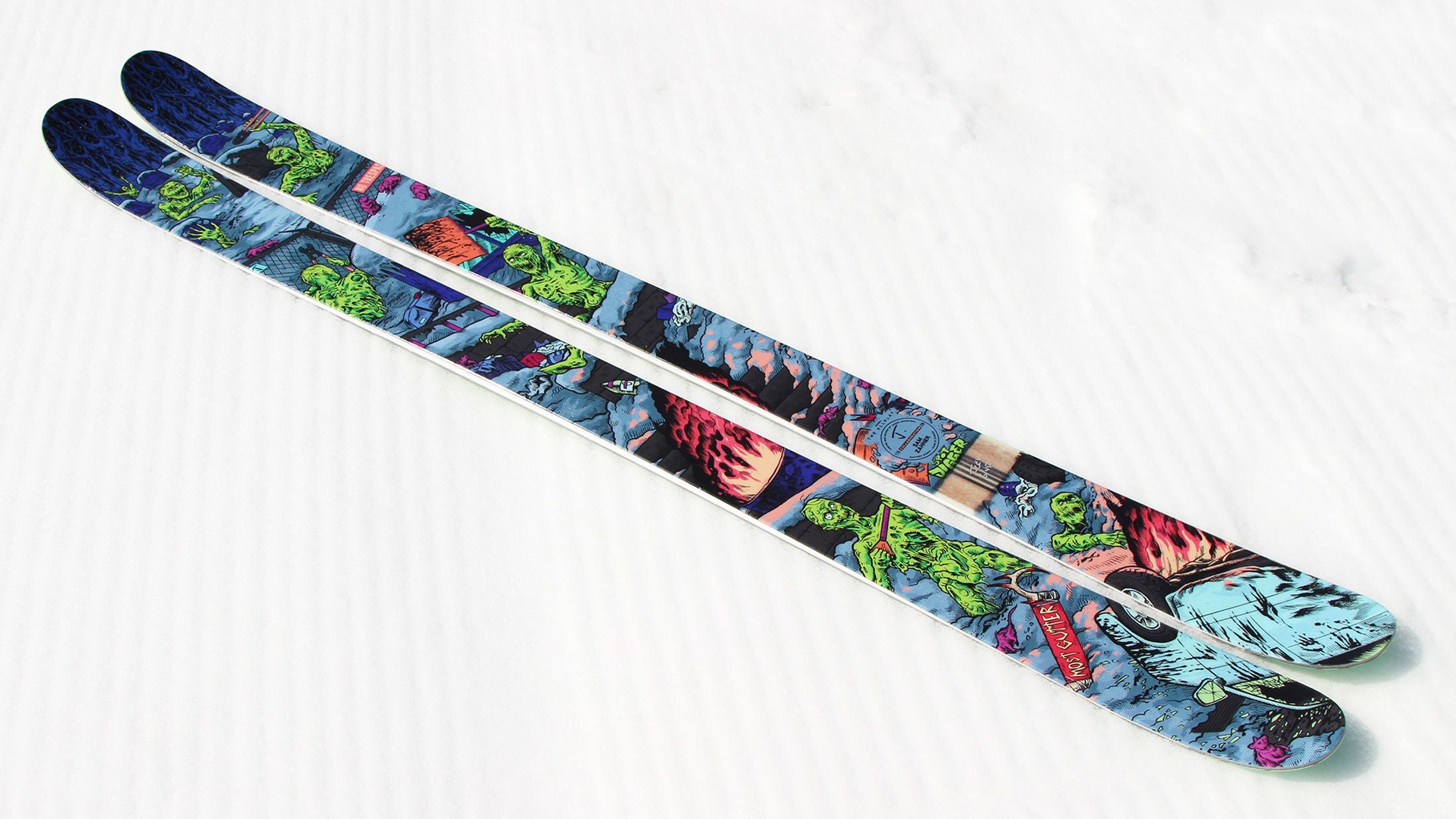 The Allplay "SPOT DIGGER" Sam Zahner x J Collab Limited Edition Ski