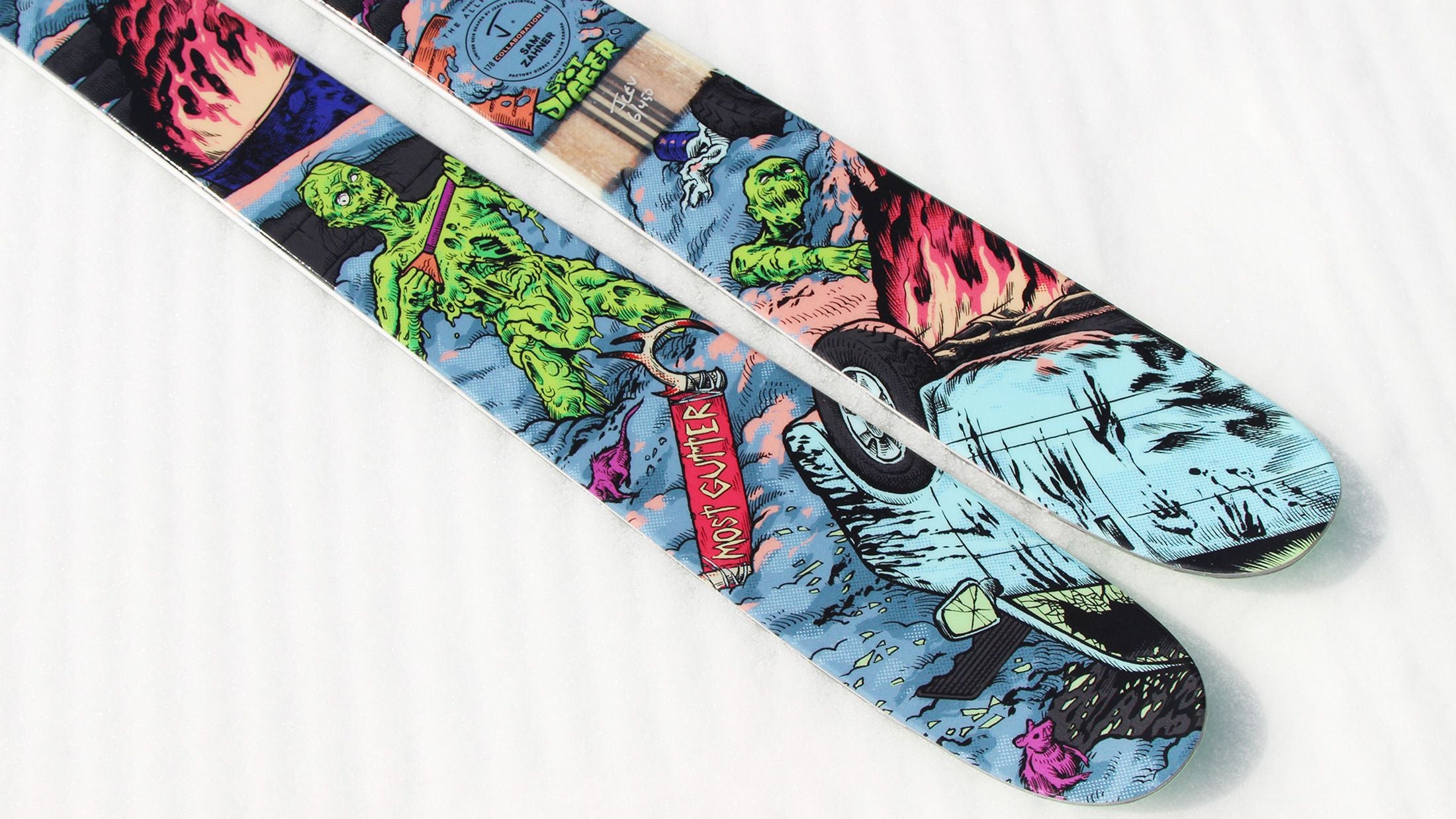 The Allplay "SPOT DIGGER" Sam Zahner x J Collab Limited Edition Ski