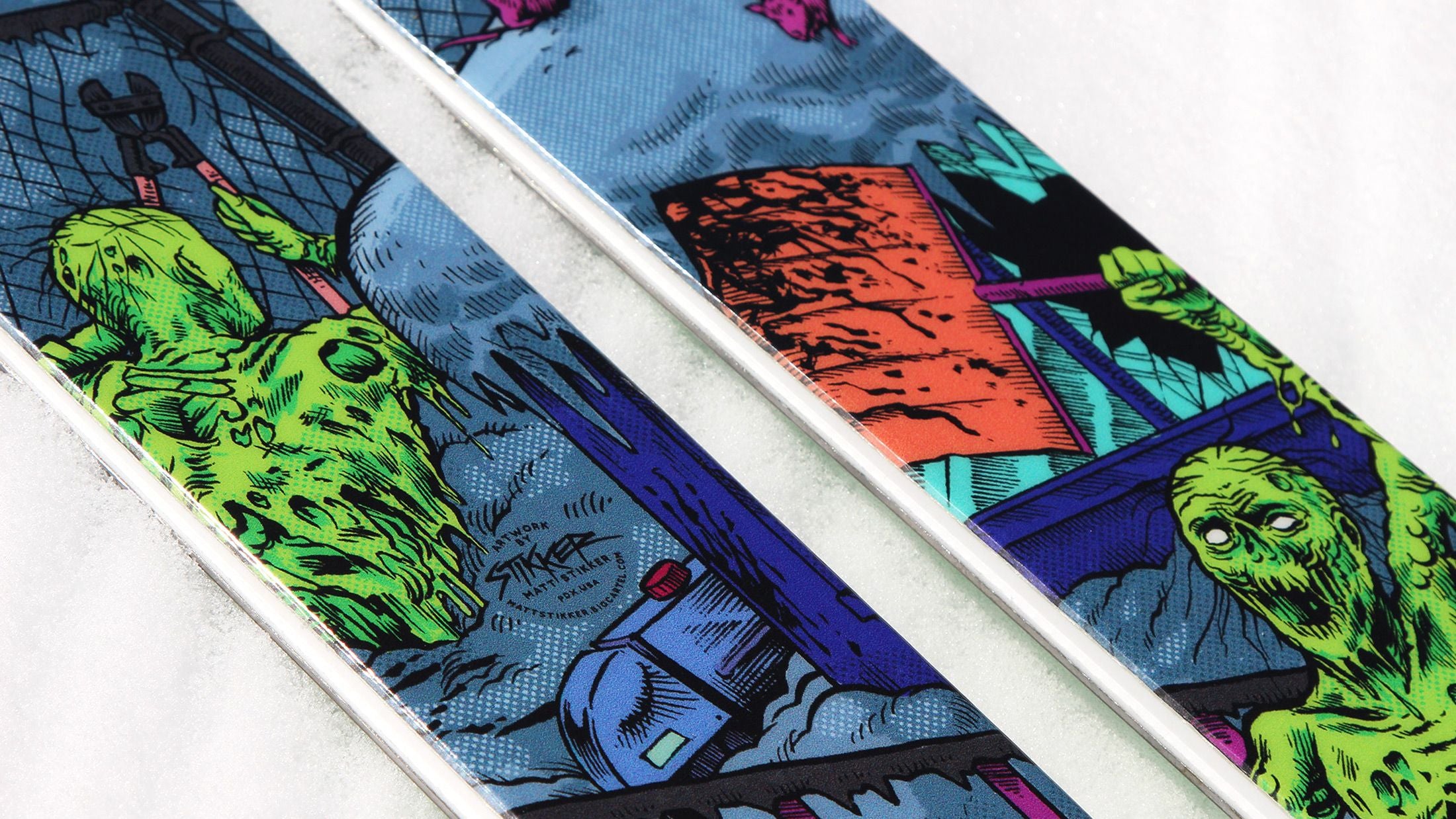 The Allplay "SPOT DIGGER" Sam Zahner x J Collab Limited Edition Ski