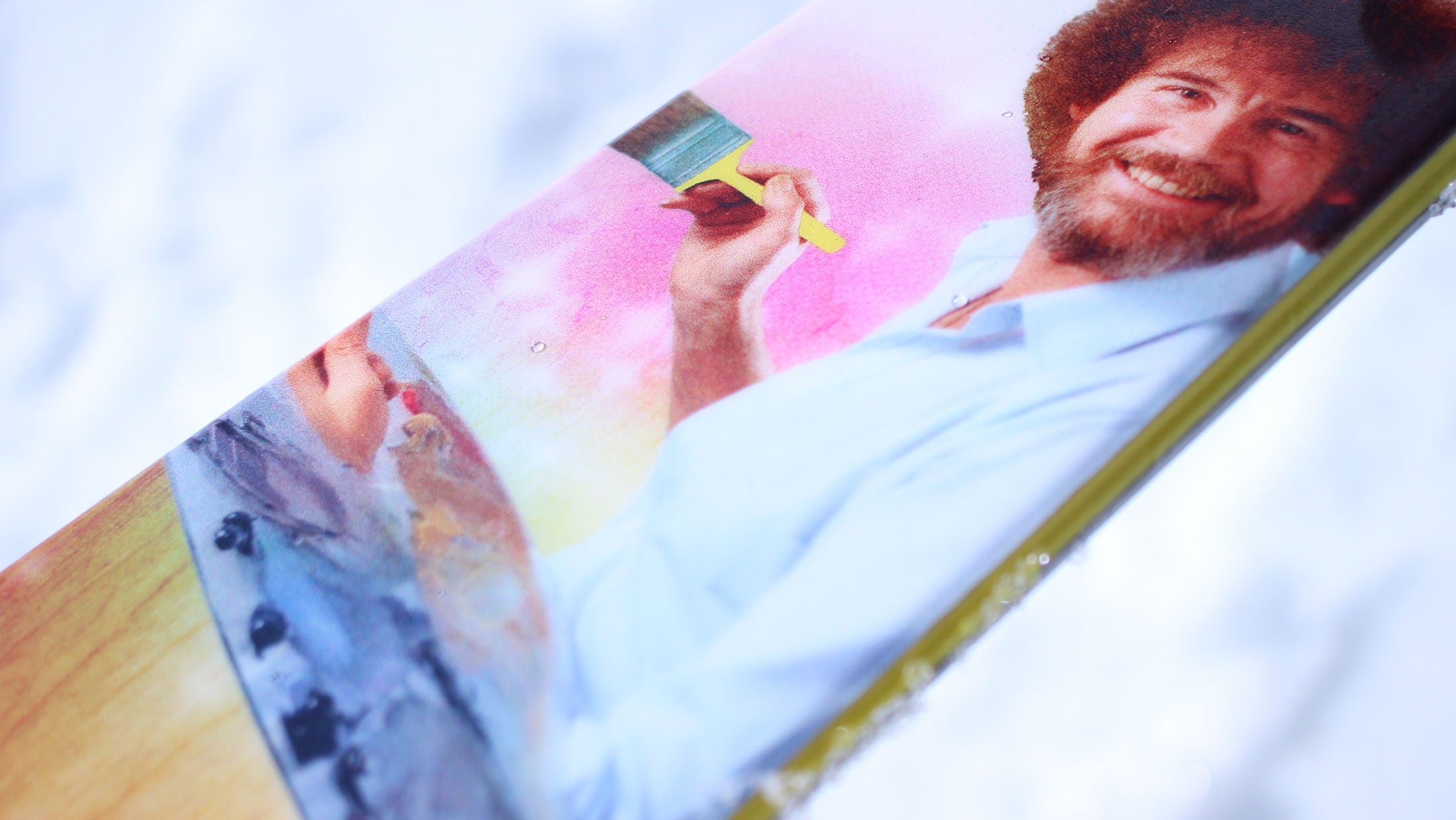 The Allplay "THE JOY OF SKIING 2" Bob Ross x J Collab Limited Edition Ski