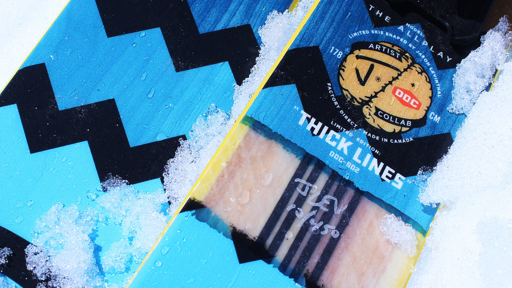 The Allplay "THICK LINES" DDC x J Collab Limited Edition Ski