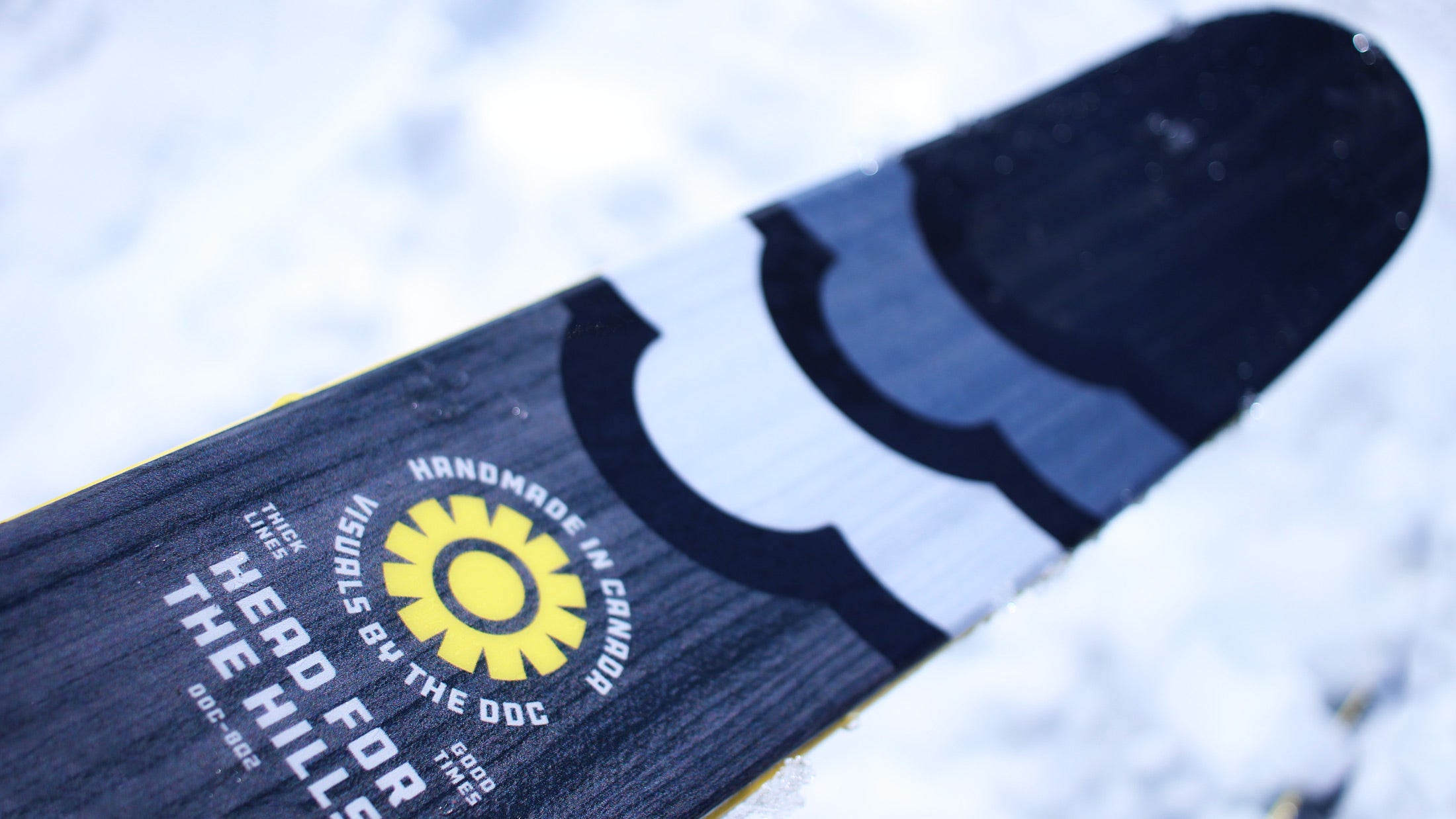The Allplay "THICK LINES" DDC x J Collab Limited Edition Ski