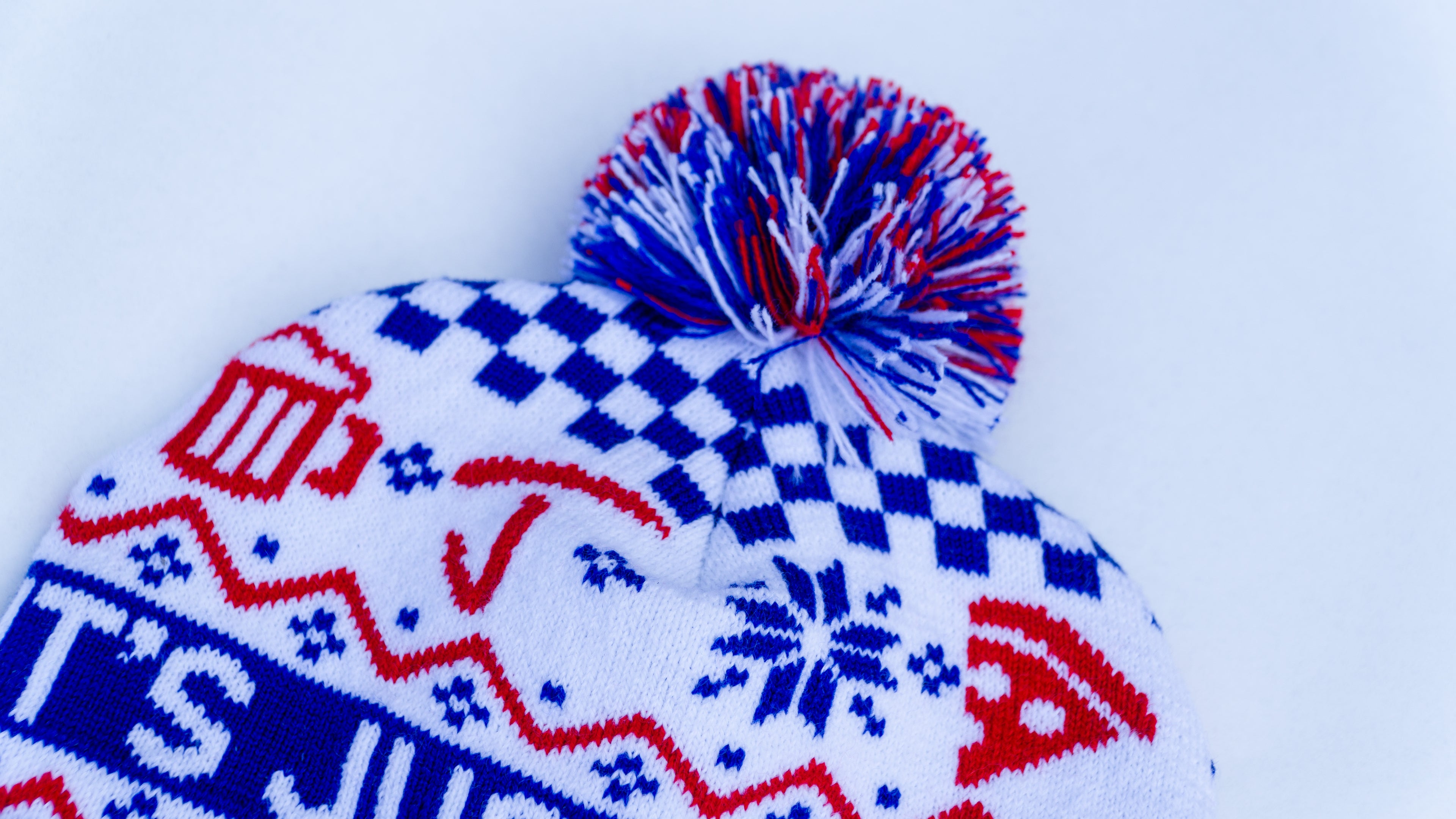 Just Skiing Pom Beanie