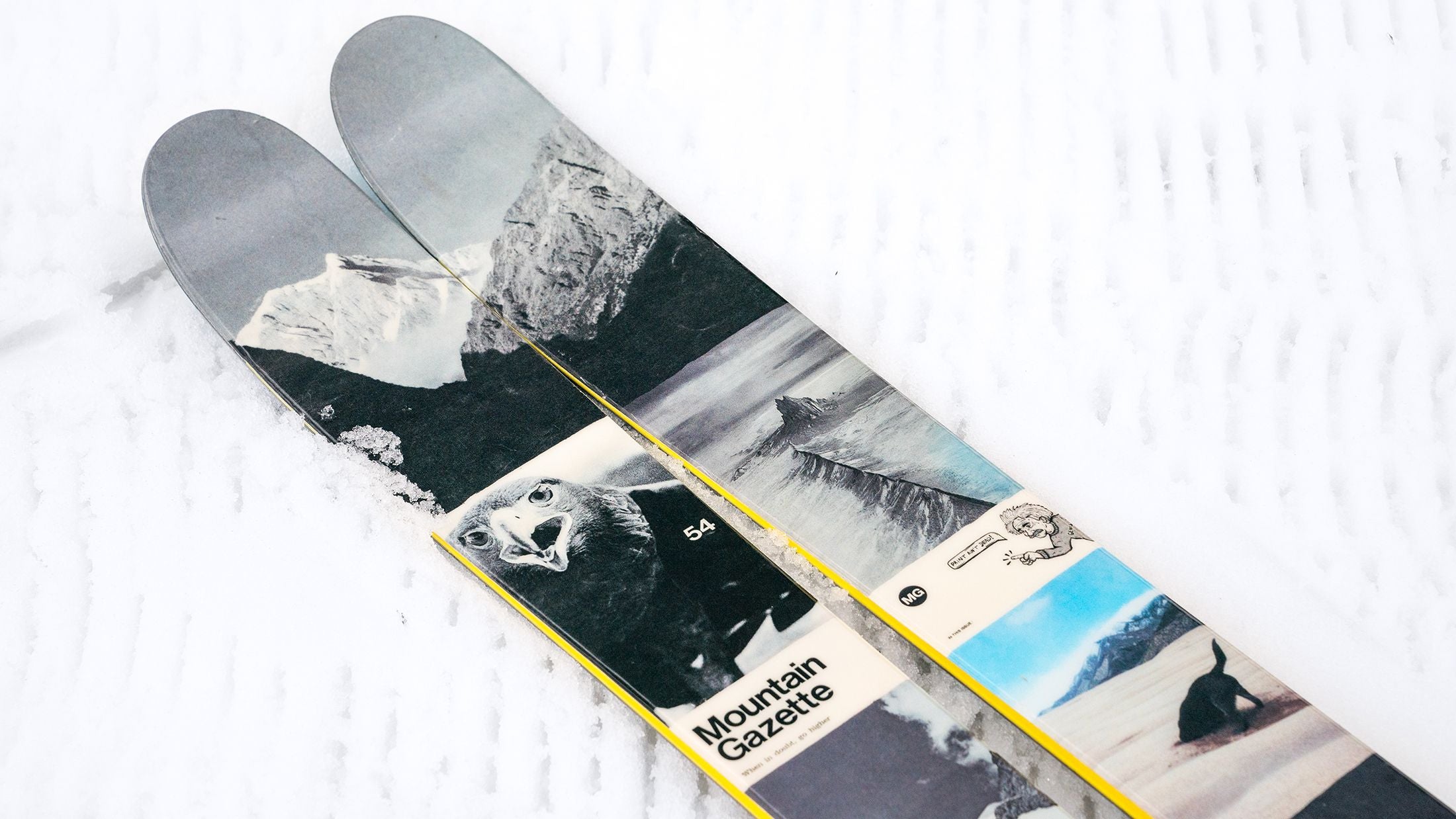 The Escalator "GO HIGHER" Mountain Gazette x J Collab Limited Edition Ski