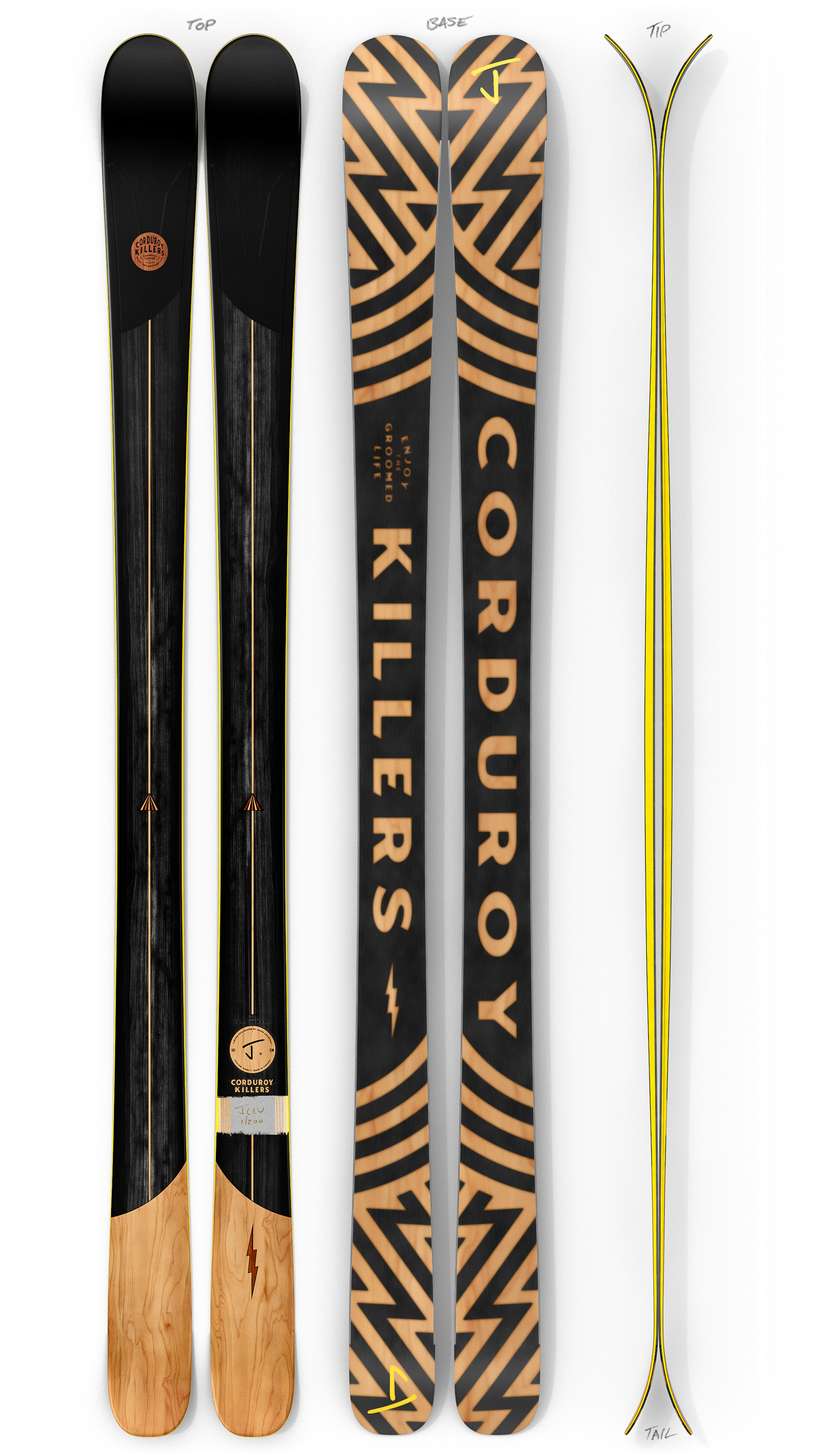 Fastforward Corduroy Killers Carving Ski | J Skis 88mm – J skis