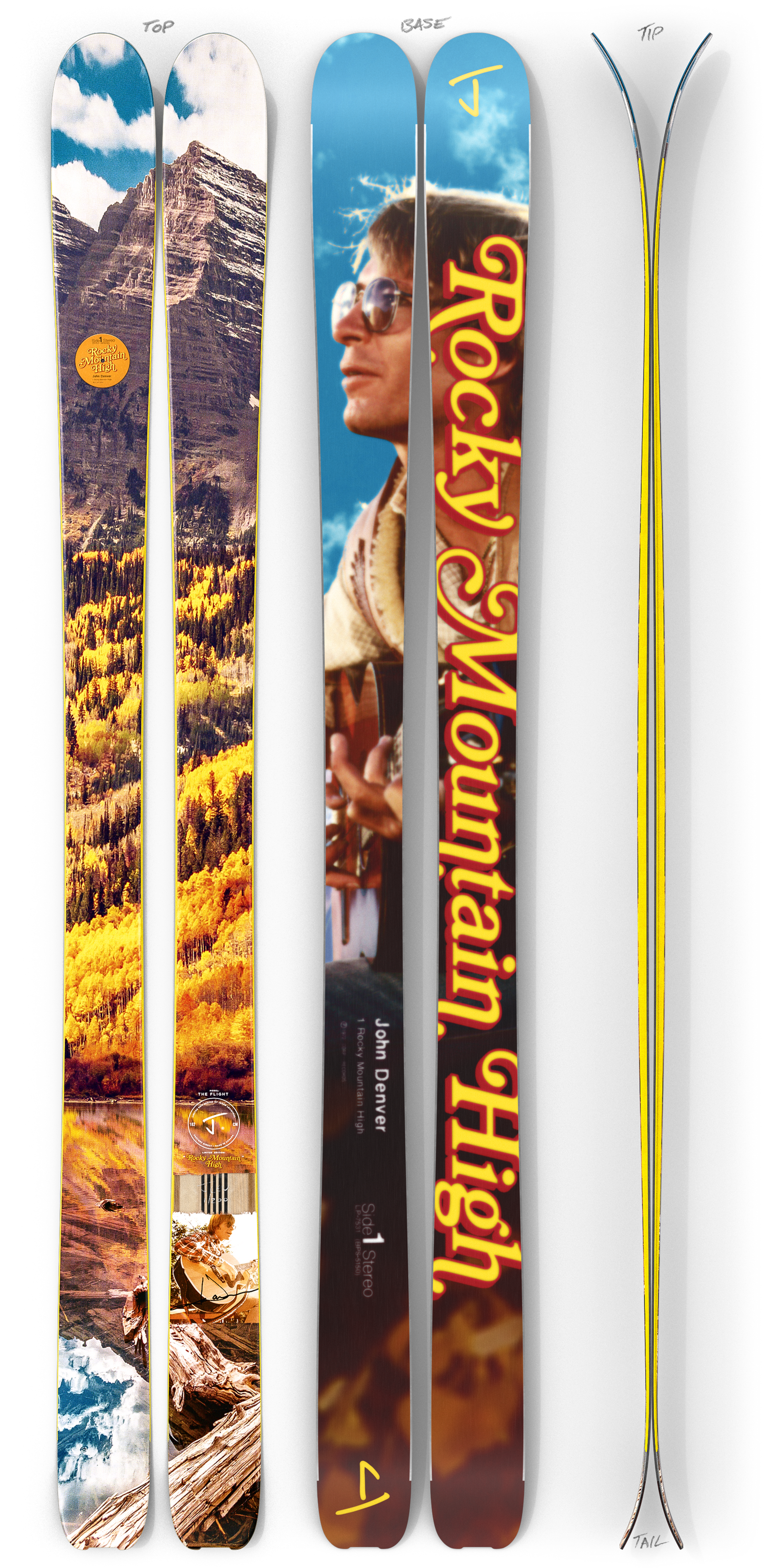 スキー Junrock Flight Rocky Mountain High | J Skis x John Denver 95mm Touring – J