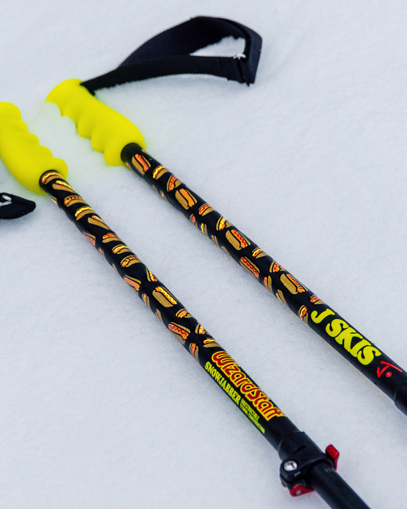 Wizard Staff Adjustable Ski Poles "Hot Dogger"