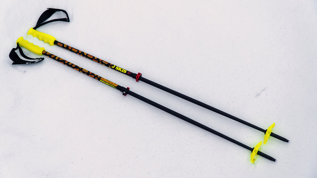 Wizard Staff Adjustable Ski Poles "Hot Dogger"