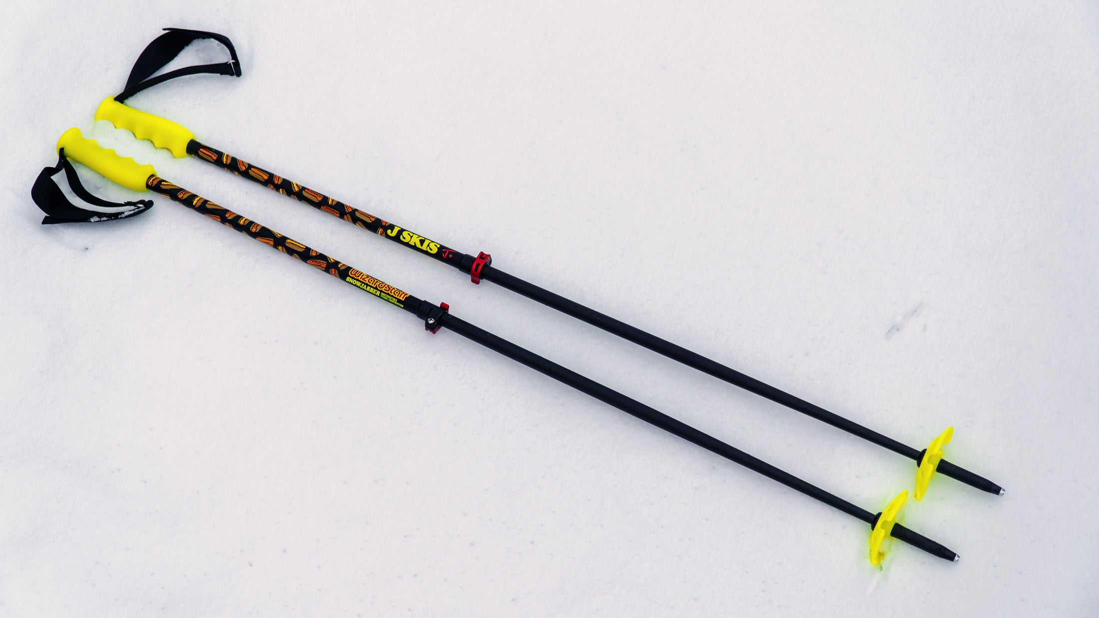 Wizard Staff Adjustable Ski Poles "Hot Dogger"