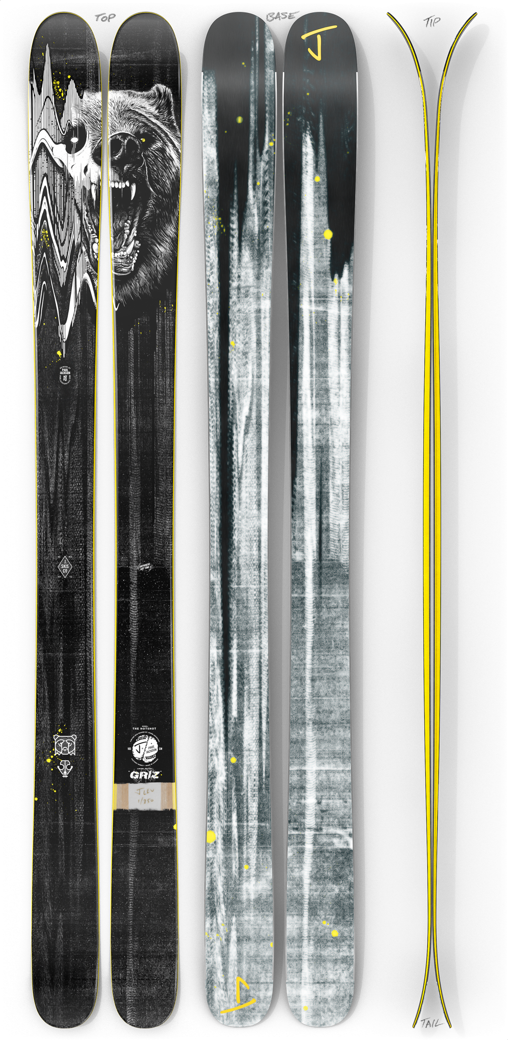 The Hotshot "GRIZ" Paul Jackson x J Collab Limited Edition Ski
