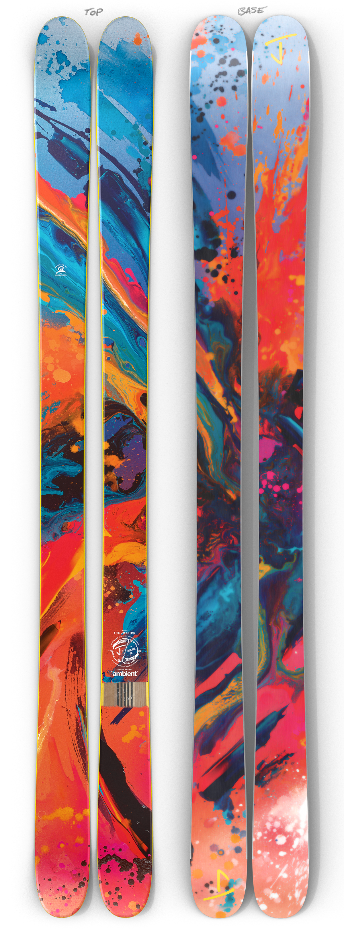 The Joyride J skis The Joyride J skis