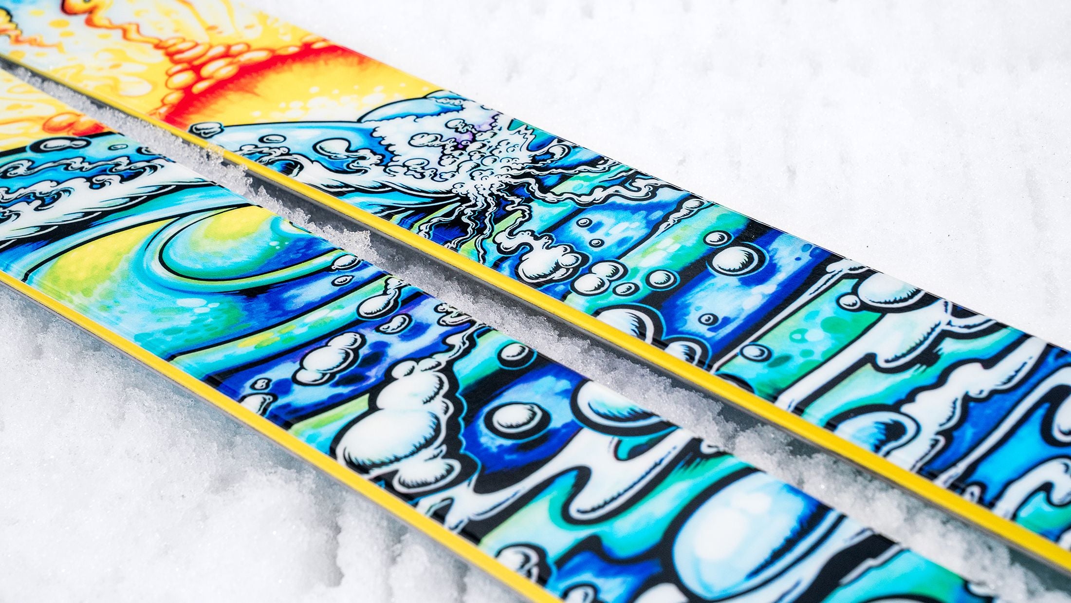 The Joyride "FIRESKY" Drew Brophy x J Collab Limited Edition Ski